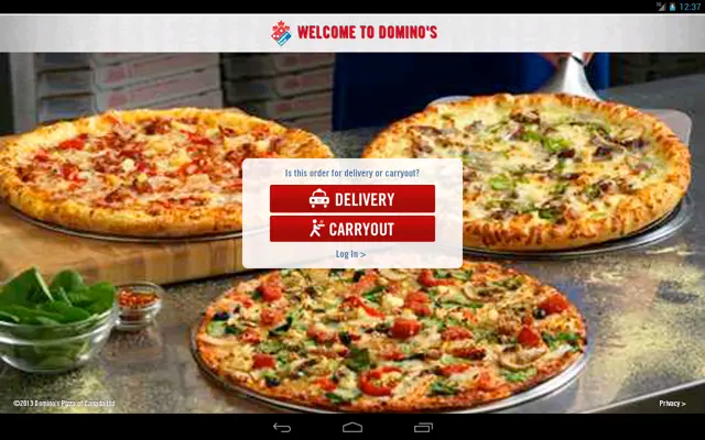 Dominos android App screenshot 9